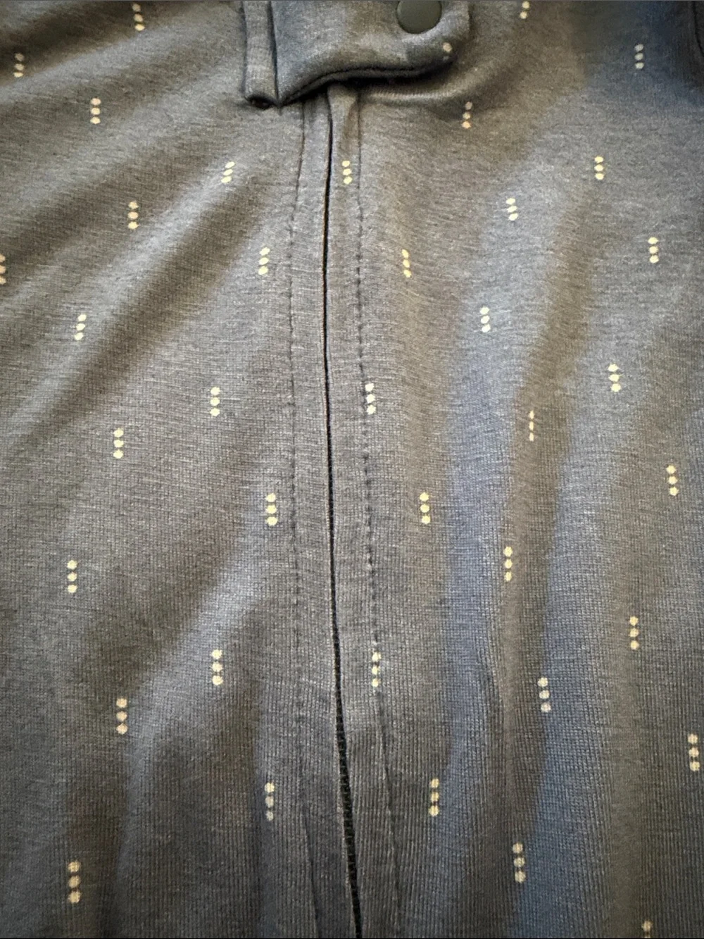 Carter's Slate Blue Footed One-Piece Pajamas